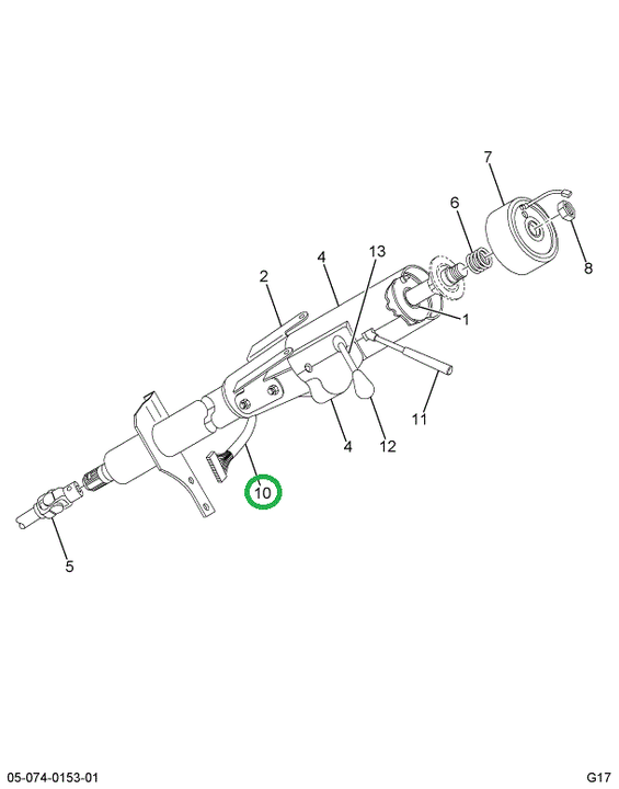 1697787C91 HARNESS,TURN SIGNAL SWITCH