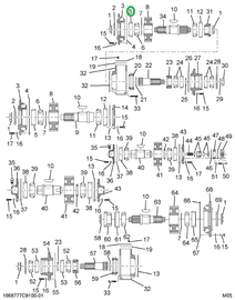 1697862C1 Bearing, Cup, Hub, Front