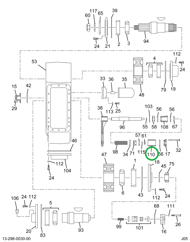 1697971C1 Tube Neutral Shift Cylinder
