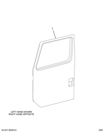 1698072C1 DOOR ASM SHELL  RH PRIMED