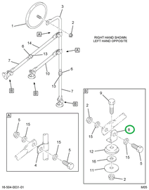 1698442C1 BRACKET MIRROR MTG