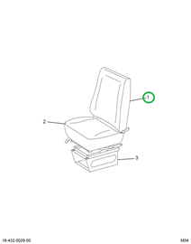 1698620C1 COVER BCK CUSH HI GRY CLTH/VN