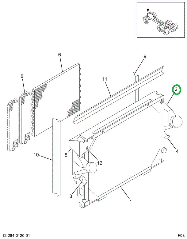 1698844C1 COOLER CHARGE AIR