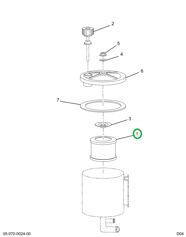 1698964C92 FILTER,ELEMENT RESERVOIR FILTE