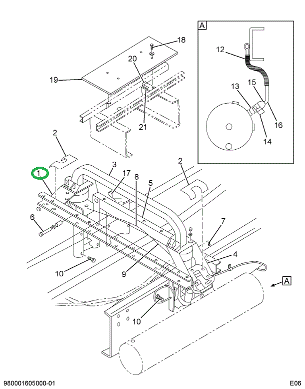 1699065C1 ABSORBER SHOCK CAB