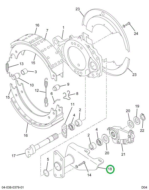 1699213C91 BRACKET BRK CAMSHAFT & CHAMBER