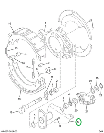 1699215C91 BRACKET BRK CAMSHAFT & CHAMBER