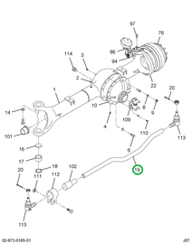1699289C1 Rod, Tie W/ends Front