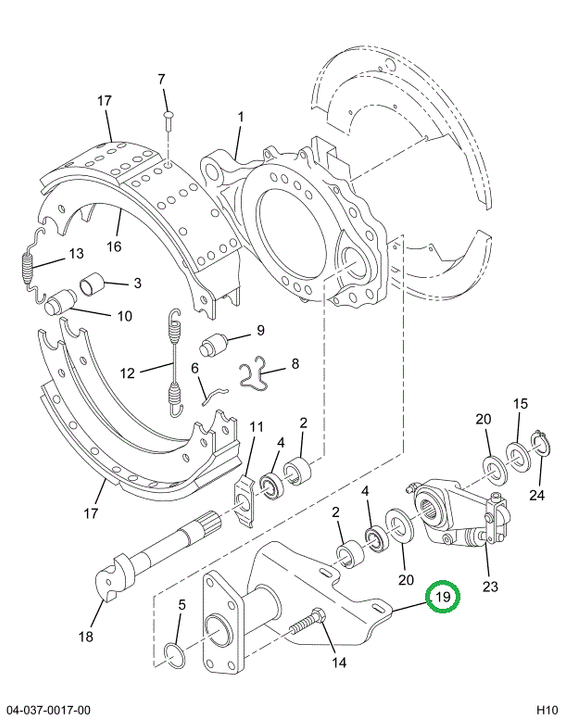 1699327C91 BRACKET BRK CAMSHAFT & CHAMBER
