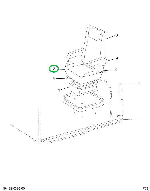 1699634C1 COVER SEAT CUSH GRY MORDURA