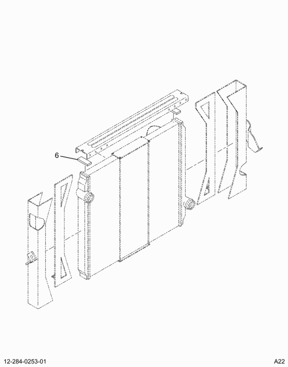 1699667C2 CHANNEL RAD SUPT W/ISOLATORS