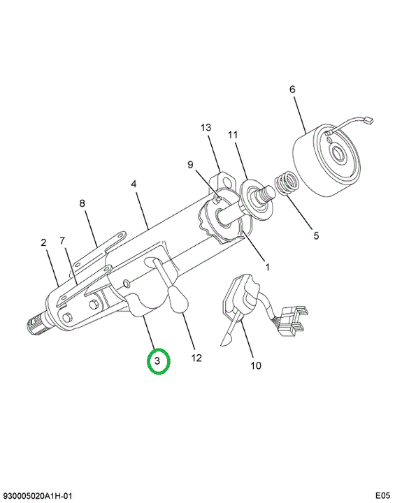 1699745C91 Cover Kit, Steering Column