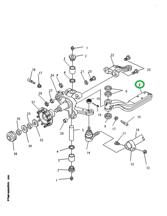 1699832C1 I-beam, Axle, Front, 02ara
