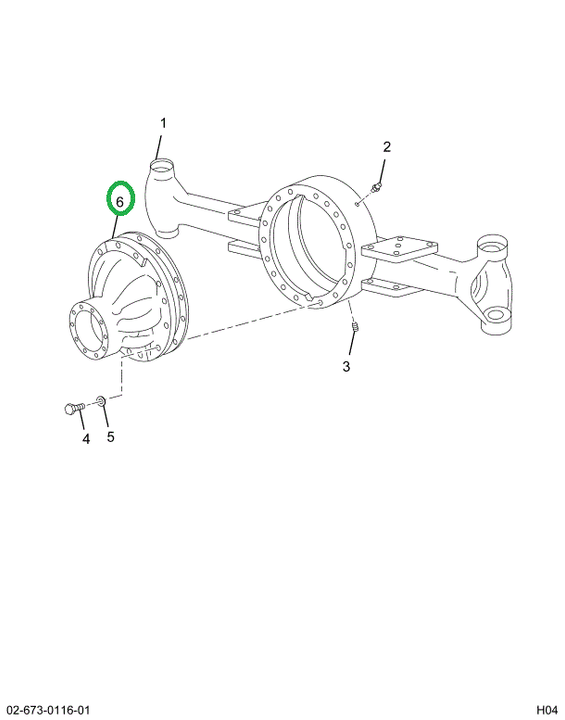 1699914C91 Differential, Front Drive 4.89
