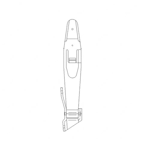 17-12435-001 LATCH, HOOD, FENDER MT, RH