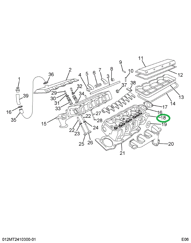 1701218C1 BOLT CYL HEAD