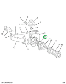 1701264C1 GASKET ADAPTER TO CARB