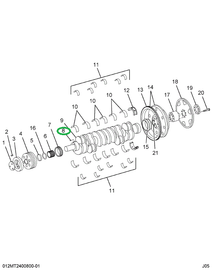 17135R1 PIN  5/32 X 5/16 PLN SLT-SPR