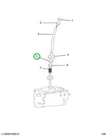 178431R1 CAP,COVER CONTROL LEVER RET