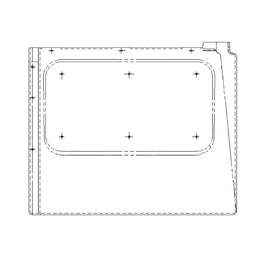 18-23408-003 COVER-LOWER DASH,RH,BLACK