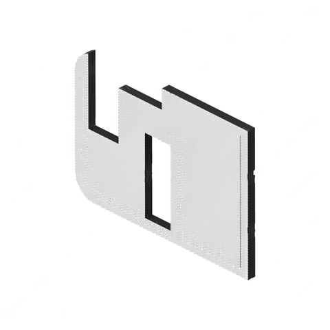 18-59670-001 INSUL BACKWALL MID LH P3