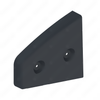 18-61384-002 COVER-LANDING BRKT,UPR BUNK,LH