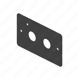 18-72227-002 PLATE-DASH,(2)12 VOLT