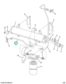 1800588C91 TUBE COOLANT FILTER INLET