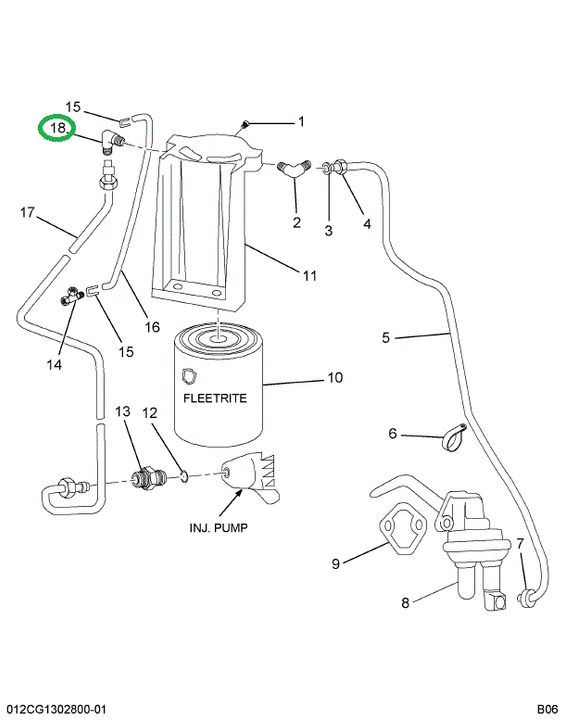 1801373C1 ELBOW AIR CLEANER PART OF AIR