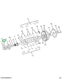 1808800C1 DAMPER CRKSHFT VIBRATION