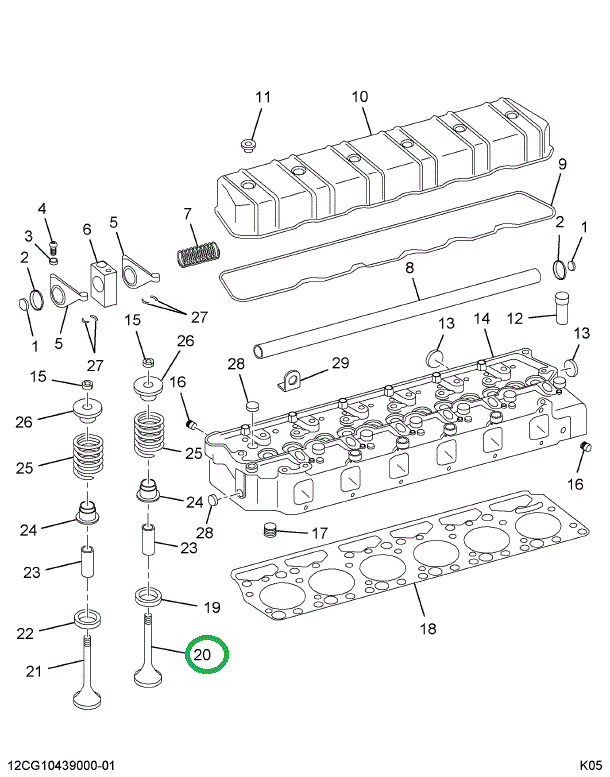 1810086C2 VALVE  EXHAUST