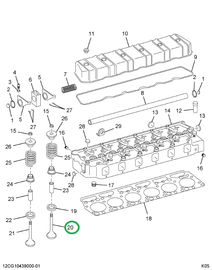 1810086C2 VALVE  EXHAUST