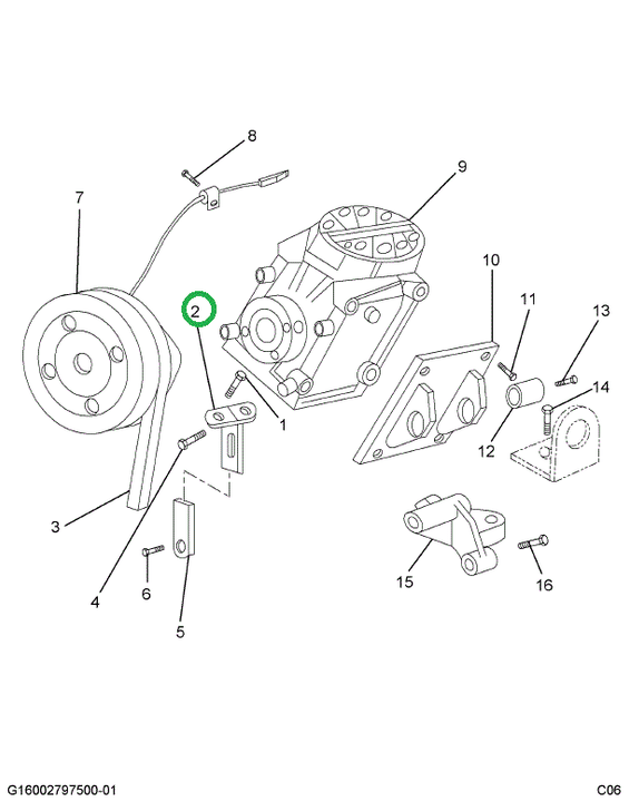 1810853C1 BRACKET CPRSR  BRACE