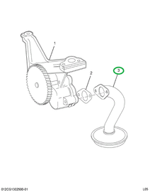 1811073C1 TUBE OIL PICK-UP W/15 QT OIL P