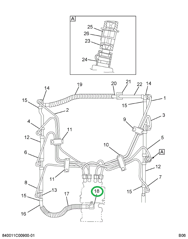 1811225C1 FITTING CARB FUEL INLET