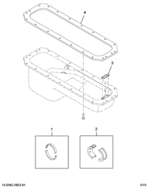 1812645C99 ENGINE,KIT O/H DT360 1987