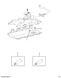 1813067C93 PACKAGE  INTAKE MANIF & VALLEY