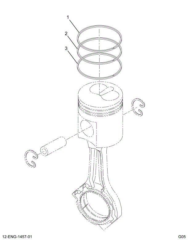 1813171C92 PACKAGE  PISTON RING - STD