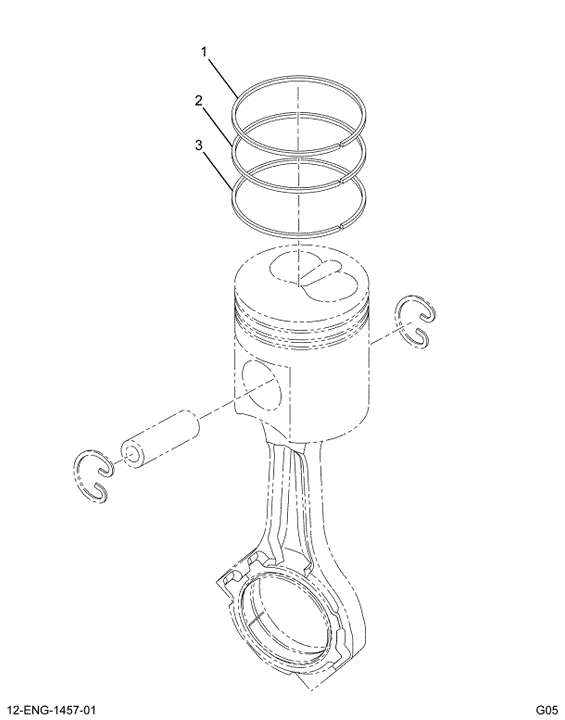 1813171C92 PACKAGE  PISTON RING - STD