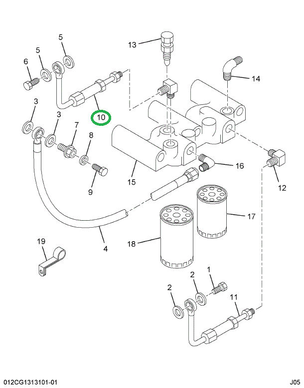 1813970C91 TUBE FILTER TO PUMP