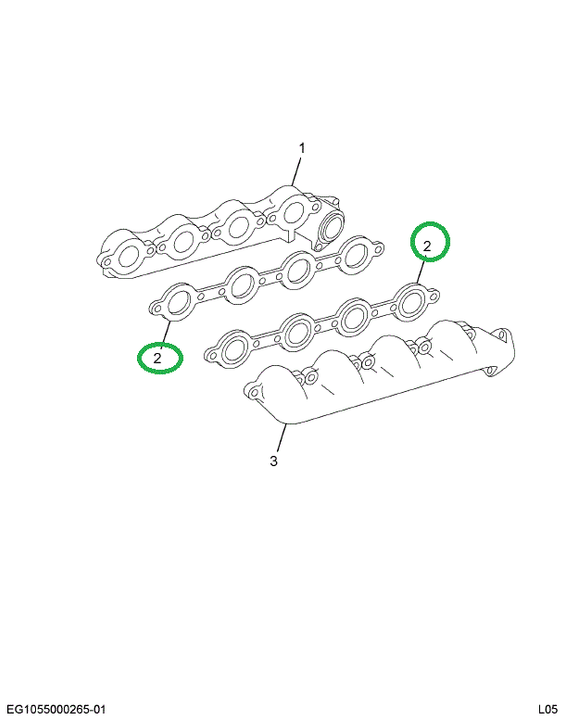 1814219C1 GASKET, EXHAUST MANIFOLD