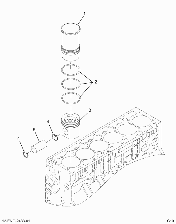 1817250C92 SET,PACKAGE PISTON SLEEVE AND