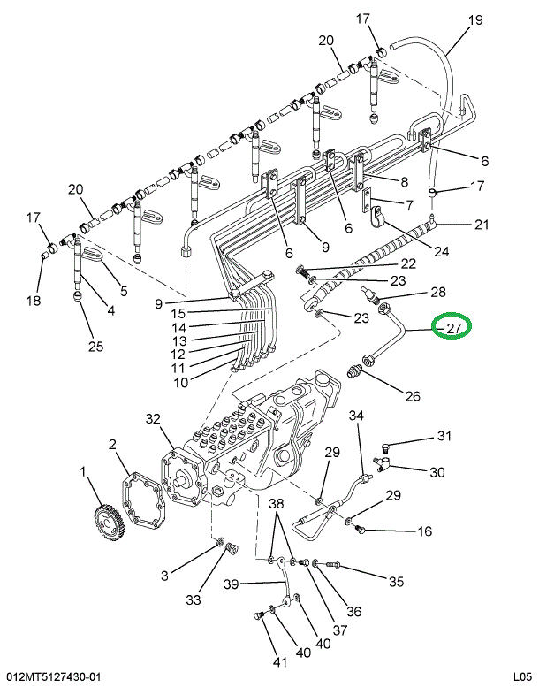 1817431C91 TUBE  ASSY ANEROID