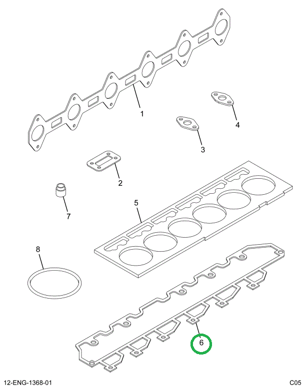 1817510C1 GASKET  VALVE COVER