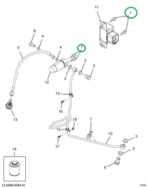 1817817C1 BOLT M6-1.0 X 20MM HEX FLANGE