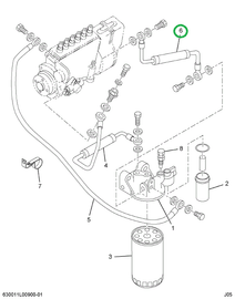 1817999C1 TUBE ASSY  TRANS. PUMP INLET