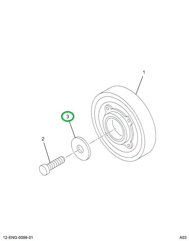 1818141C1 WASHER CRANKSHAFT