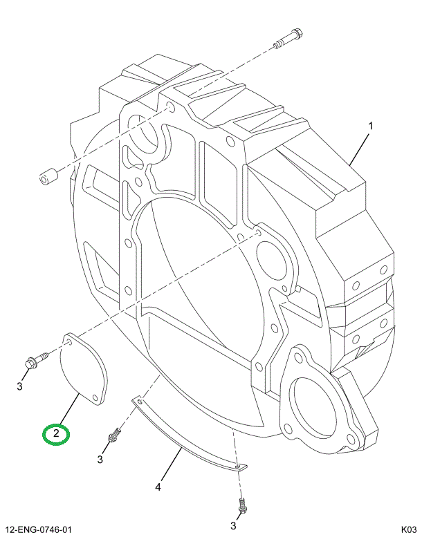 1818208C1 COVER  GEAR ACCESS