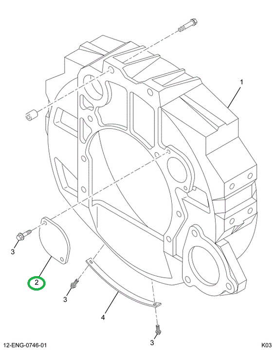 1818208C1 COVER  GEAR ACCESS