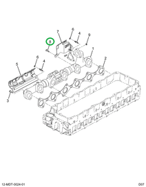 1818233C1 BOLT  M10 X 20 HEX FLGE